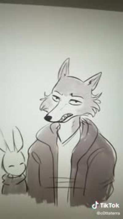 Legoshi and Haru get ice cream [@c0ttaterra on TikTok]