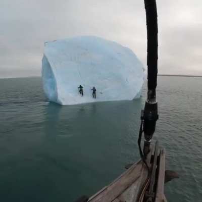 Was waiting on Orca to show up to flip them back on the ice with his tail.