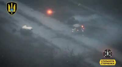 Ukrainian FPV drones take out two russian soldiers with direct hits