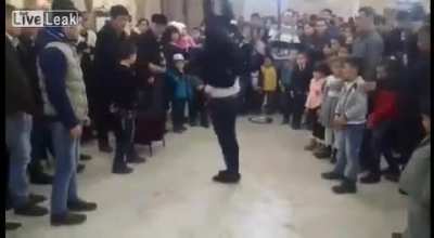 Let me show you some real dance moves...