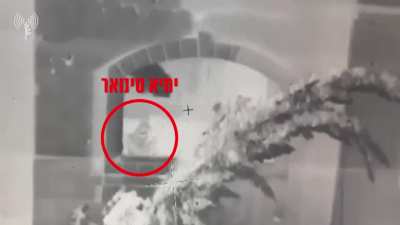 Another footage of sinwar elimination 