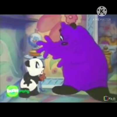 Papai Panda é o homem roxo!!!