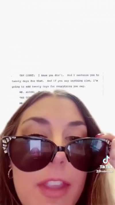 Iconic court transcripts