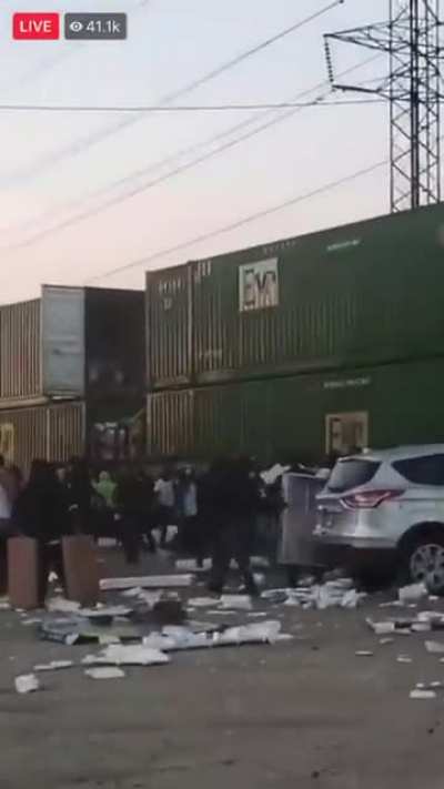A train yard free for all in Chicago