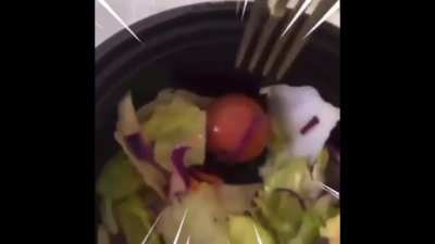 Tomato goes super saiyan