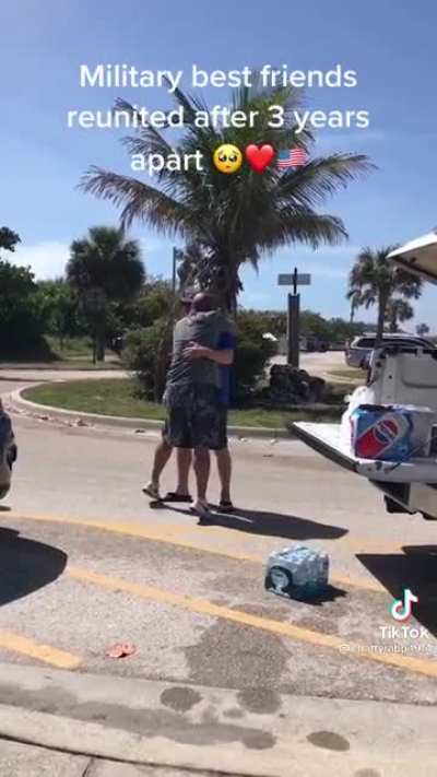 Best friends reunited after 3 years