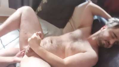 Fingering my boy until he shoots a hot load all over himself. Who's next!  Raf (22) and Kal (41) xx