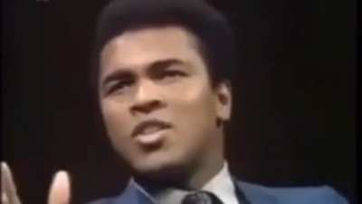 Muhammad Ali. He knew something was wrong.
