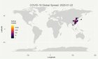 [OC] Update: Covid-19 Active Case Time-lapse