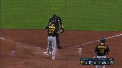 [Highlight] Bryan Reynolds called for interference by Home Plate Umpire Dan Bellino