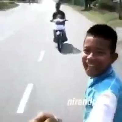 bro went flying