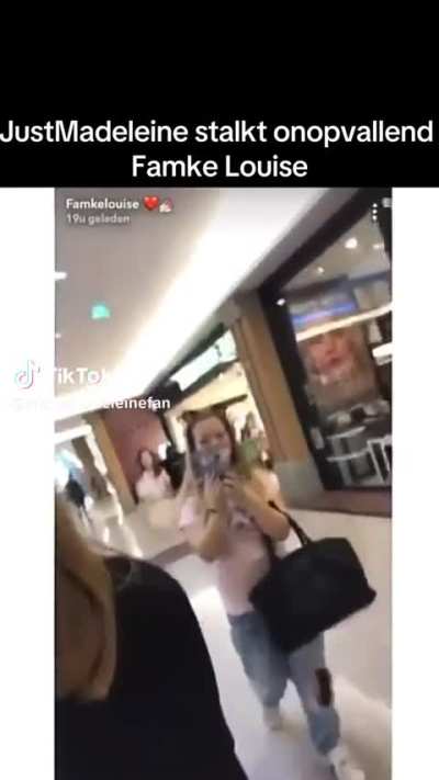 Just Madeleine stalkt onopvallend Famke Louise 💀