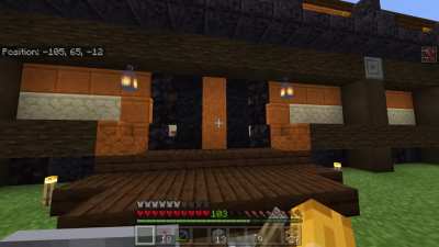 Using walls on the sides looks really cool.