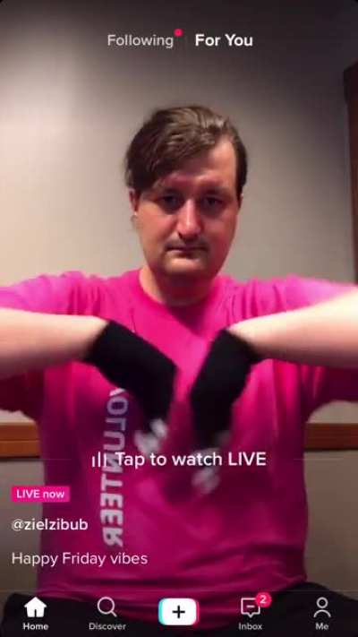 No idea why TikTok thinks I want to watch glovers.