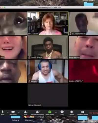 Zoomcall chaos