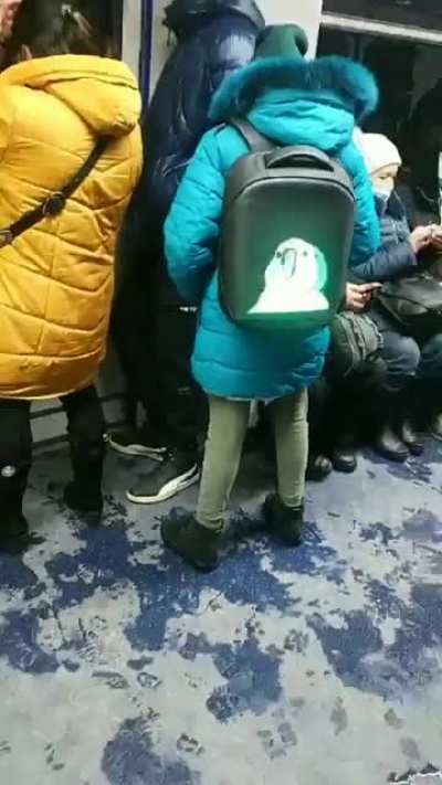 Glowing meme bag