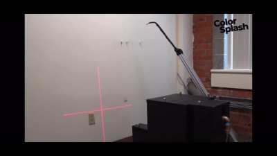 New wall coloring robot does an excellent job