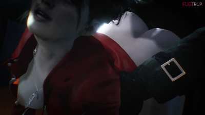 Claire getting fucked by Mr. X (Fugtrup) [Resident Evil]