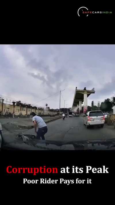 Corruption at its peak poor rider pays for it : Jogeshwari - Vikhroli link road📍