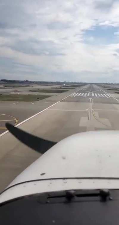 Student pilot. Instructor joked about how Newark is so empty we could practice touch and gos...