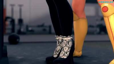 Aunt Cass & Gogo (Heracles3dx) [Big Hero Six]