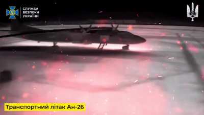 Ukrainian SBU released the footage of their FP-1 drone strikes (presumably) on the Airfields in Crimea and other Airfields near the contact areas. Overall 11 operational fighter jets and planes were hit including: one SU-30SM, two MIG-31, four SU-24s, two