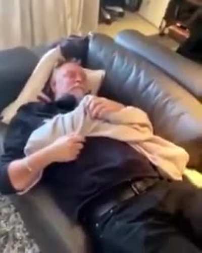 Don't sleep on his couch I guess