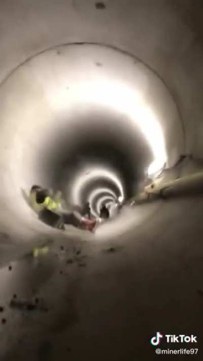 Shockwave in tunnel