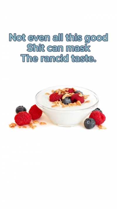 Infernal yogurt.