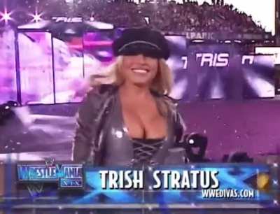 Trish entrance at Wrestlemania 2003 IG