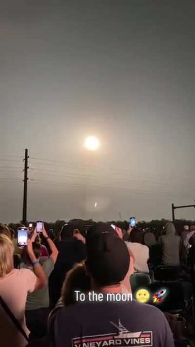 Artemis lighting up the night sky into day