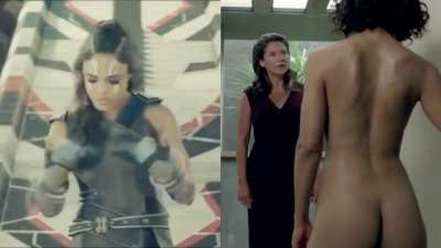 Tessa Thompson - Superhero Dressed vs Undressed
