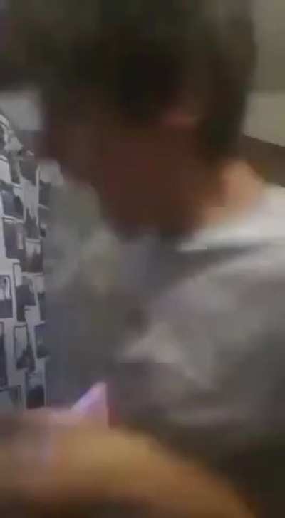 Dumbass playing with fire