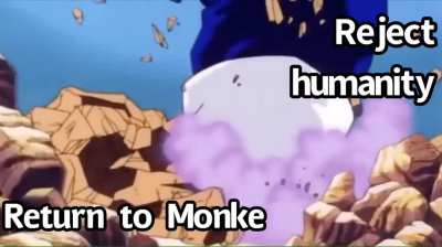 Giant monkey form.