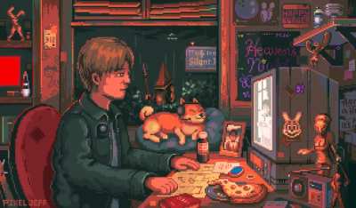 In my restless dreams I hear that sound Silent Chill by Pixel Jeff