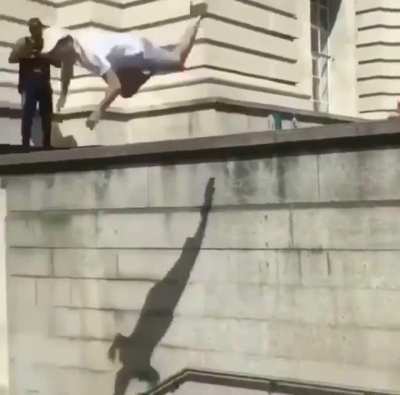 You can see his regret mid-flight