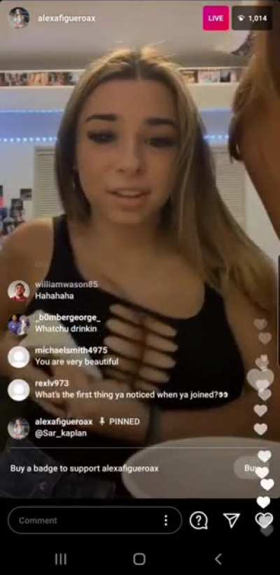 cleaning her top