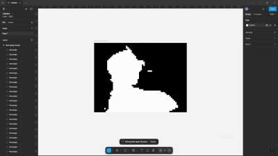 Bad apple but figma plugin
