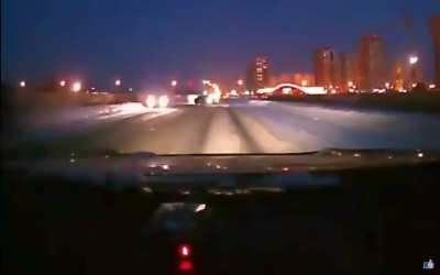 Car skids into author 