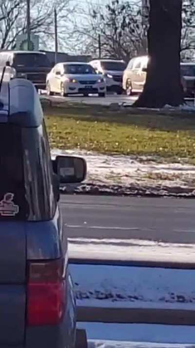 A pretty crazy road rage incident just went down in Westport.