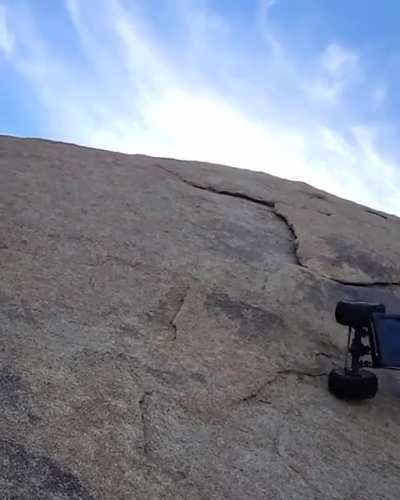 Slab climbing