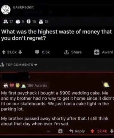 There are posts that make you cry… then there are posts that hit you like a train. Genuinely one of the saddest posts I have ever come across