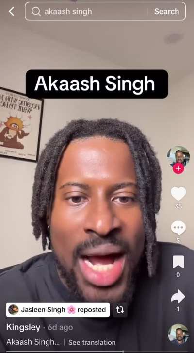 Jasleen reposted this reel. Apparently everything was a joke now. That will likely be her explanation to this whole thing