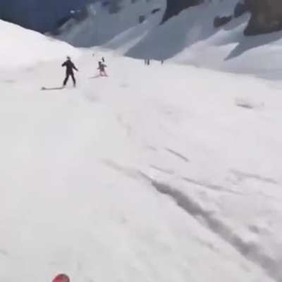Skiing can be pretty life threatening