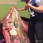 Kid is tricked into thinking he is invisible