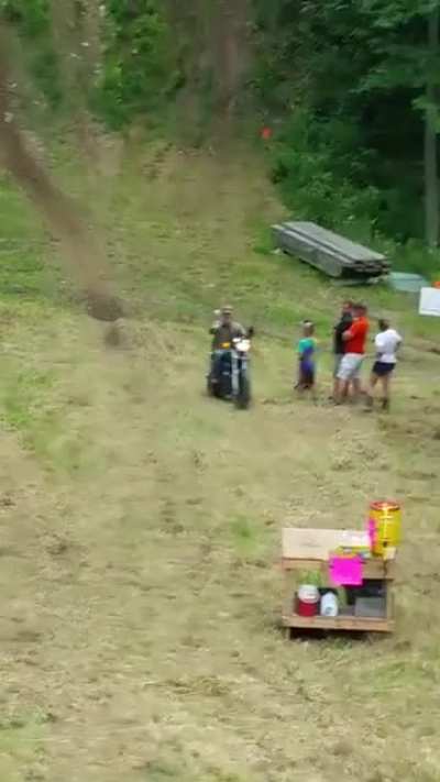 HMB while I climb enduro Hill climb with a street bike