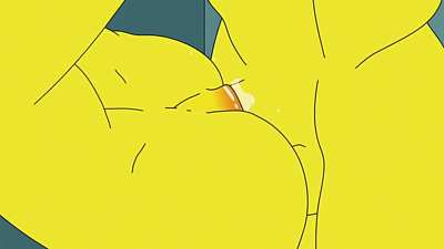 Marge And Bart In The Gym