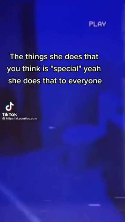 I guess she was just being nice.