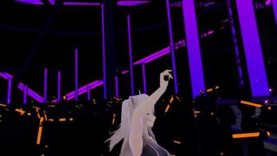 Lightstick duel with Botan