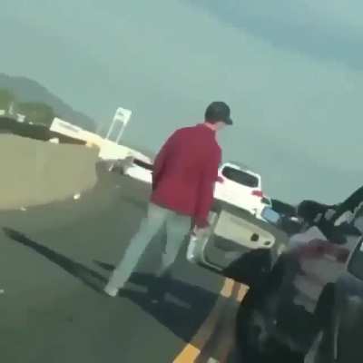 Cars, rage, and stupidity.